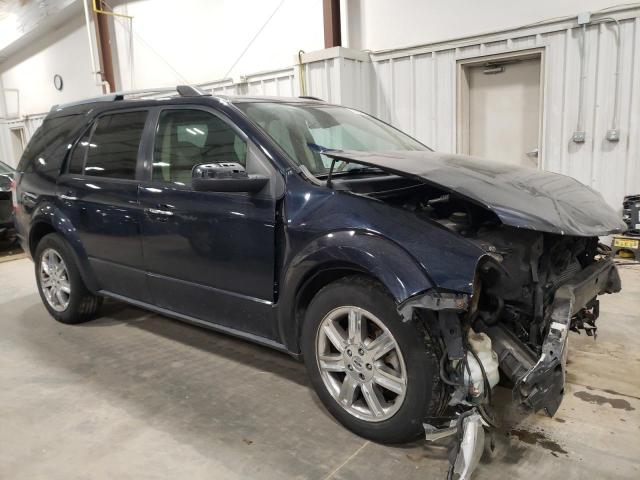 1FMDK03W68GA14155 - 2008 FORD TAURUS X LIMITED BLUE photo 4