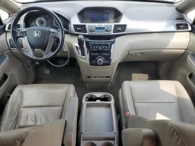 5FNRL5H6XDB090592 - 2013 HONDA ODYSSEY EXL WHITE photo 8