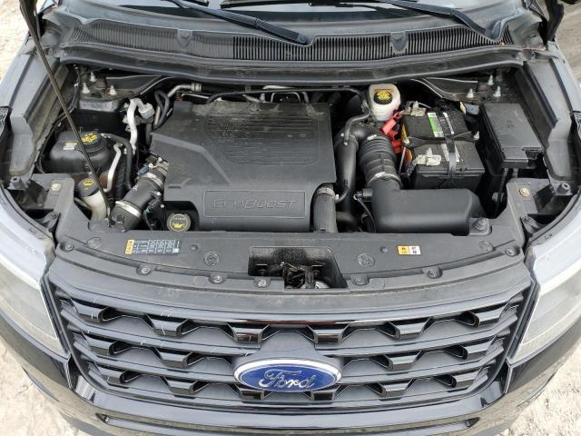 1FM5K8GT1HGD73660 - 2017 FORD EXPLORER SPORT Czarny zdjęcie 12