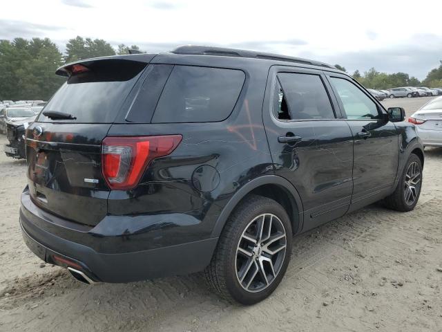 1FM5K8GT1HGD73660 - 2017 FORD EXPLORER SPORT Czarny zdjęcie 3