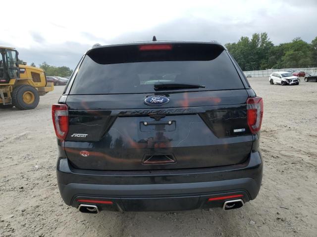 1FM5K8GT1HGD73660 - 2017 FORD EXPLORER SPORT Czarny zdjęcie 6