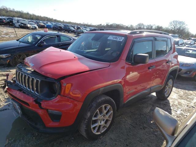 ZACNJBAB8KPJ86380 - 2019 JEEP RENEGADE SPORT RED photo 1