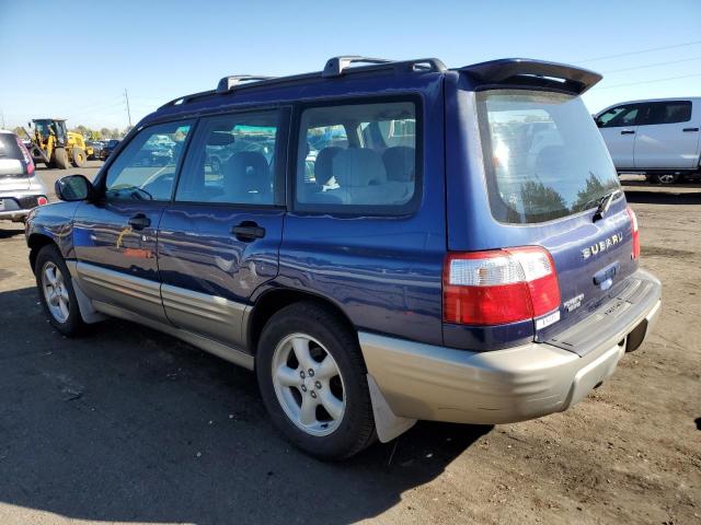 JF1SF65571H755539 - 2001 SUBARU FORESTER S BLUE photo 2