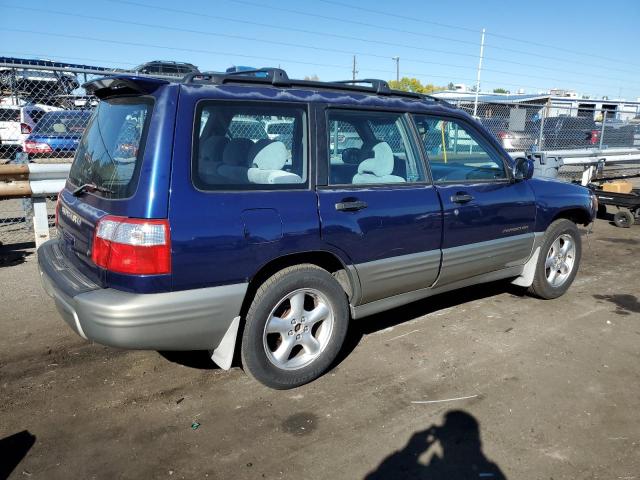 JF1SF65571H755539 - 2001 SUBARU FORESTER S BLUE photo 3