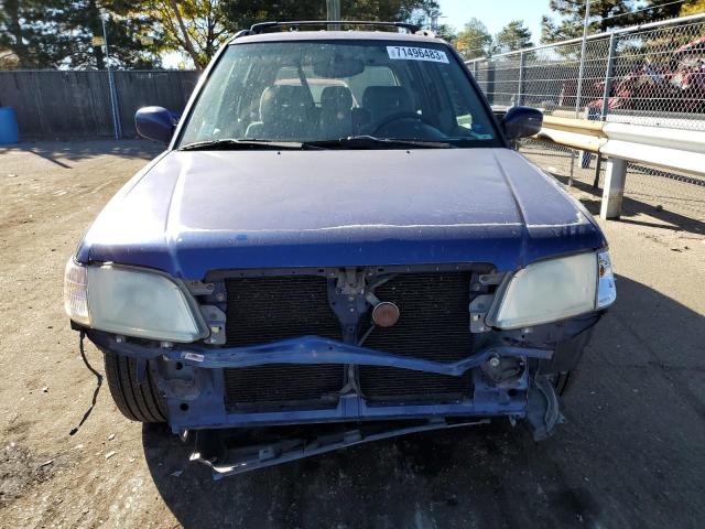 JF1SF65571H755539 - 2001 SUBARU FORESTER S BLUE photo 5