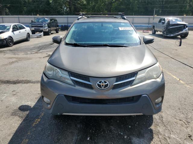 JTMWFREV9DD003382 - 2013 TOYOTA RAV4 XLE GRAY photo 5