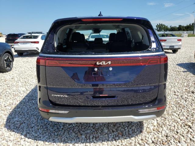 KNDNB4H38R6355286 - 2024 KIA CARNIVAL LX BLUE photo 6