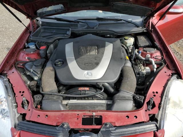 WDBWK56F65F043631 - 2005 MERCEDES-BENZ SLK 350 MAROON photo 11