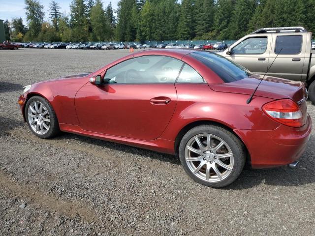 WDBWK56F65F043631 - 2005 MERCEDES-BENZ SLK 350 MAROON photo 2