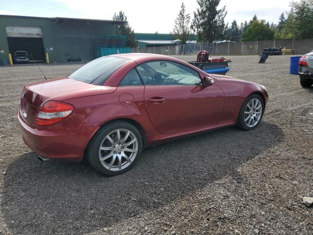 WDBWK56F65F043631 - 2005 MERCEDES-BENZ SLK 350 MAROON photo 3
