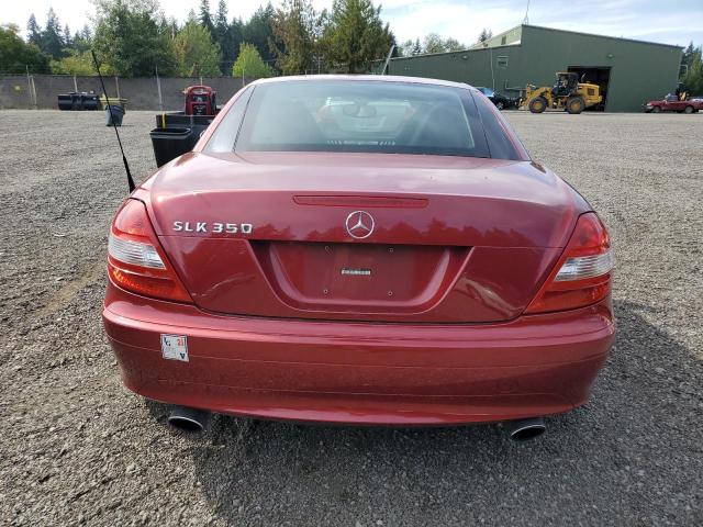 WDBWK56F65F043631 - 2005 MERCEDES-BENZ SLK 350 MAROON photo 6
