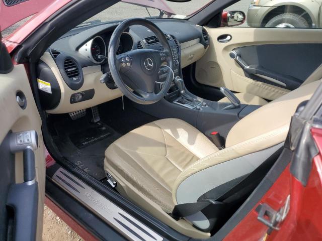 WDBWK56F65F043631 - 2005 MERCEDES-BENZ SLK 350 MAROON photo 8