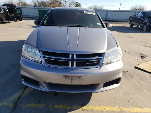 1C3CDZAB1EN228366 - 2014 DODGE AVENGER SE SILVER photo 5