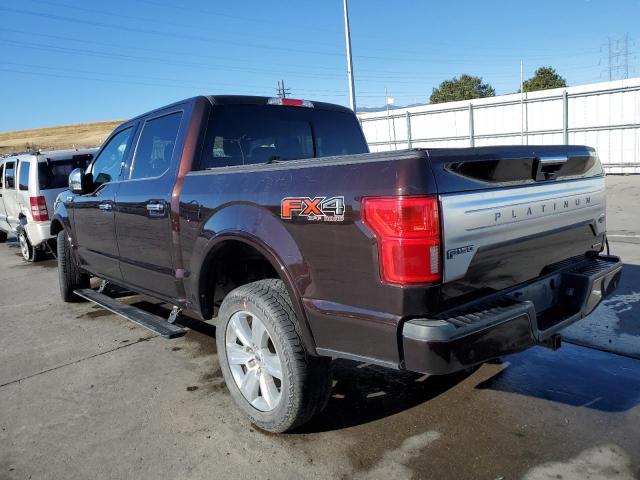 1FTEW1E46KFC46105 - 2019 FORD F150 SUPERCREW BURGUNDY photo 2