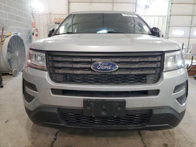 1FM5K8AR0JGB19120 - 2018 FORD EXPLORER POLICE INTERCEPTOR SILVER photo 5