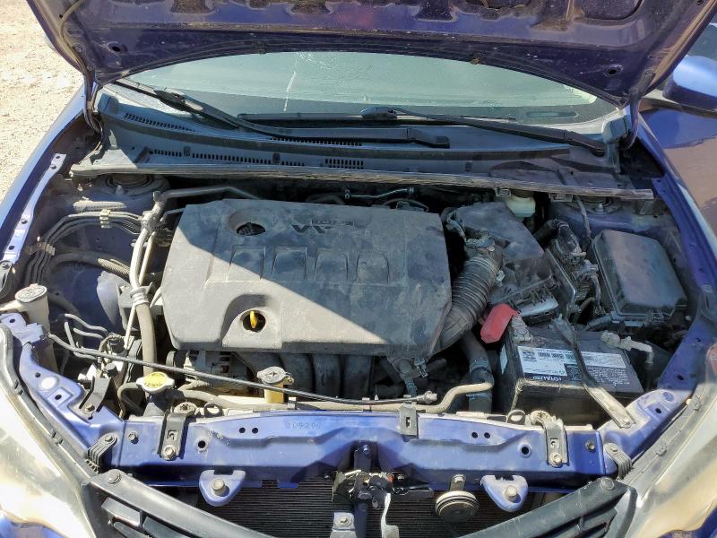 5YFBURHEXGP386430 - 2016 TOYOTA COROLLA L BLUE photo 11