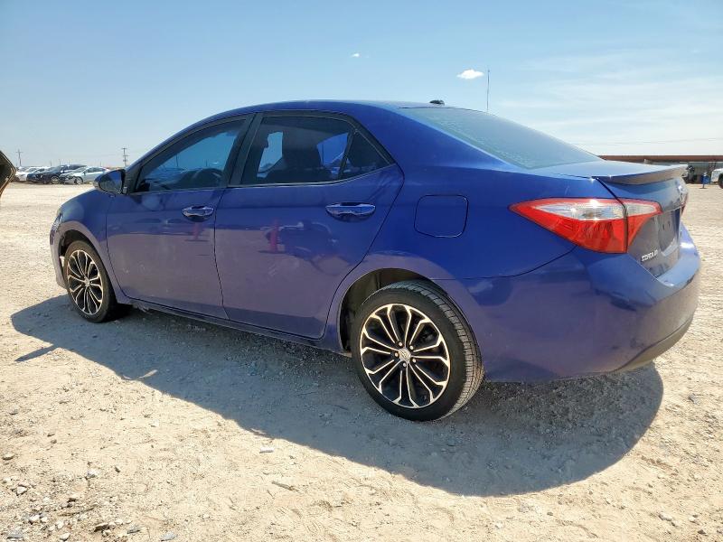 5YFBURHEXGP386430 - 2016 TOYOTA COROLLA L BLUE photo 2