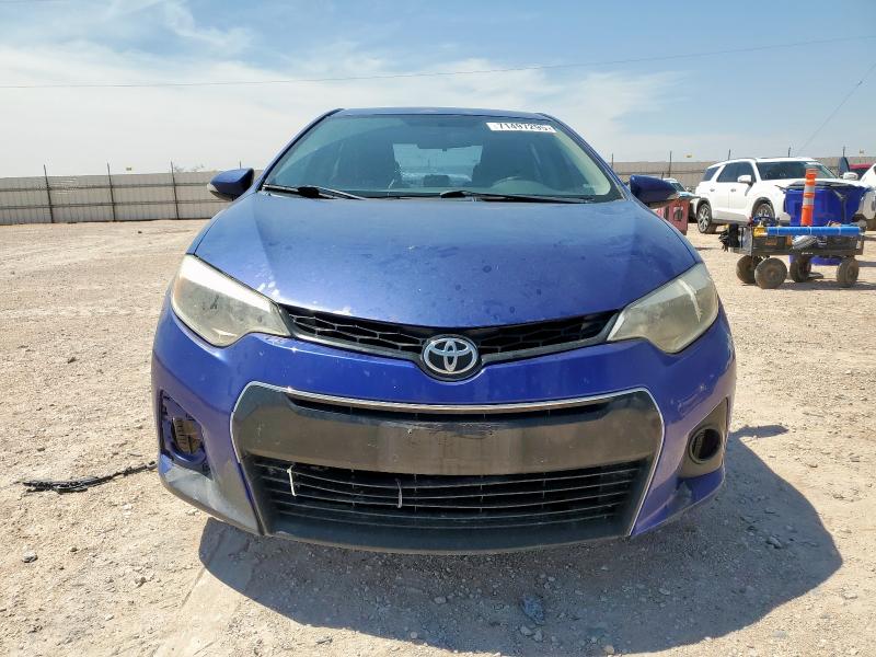 5YFBURHEXGP386430 - 2016 TOYOTA COROLLA L BLUE photo 5