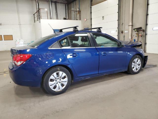 1G1PC5SH6C7406889 - 2012 CHEVROLET CRUZE LS 蓝色 照片 3