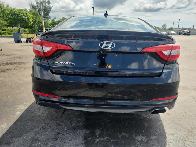 5NPE24AF7GH337160 - 2016 HYUNDAI SONATA SE BLACK photo 6