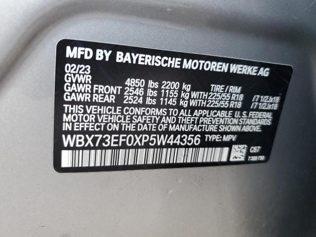 WBX73EF0XP5W44356 - 2023 BMW X1 XDRIVE28I SILVER photo 13