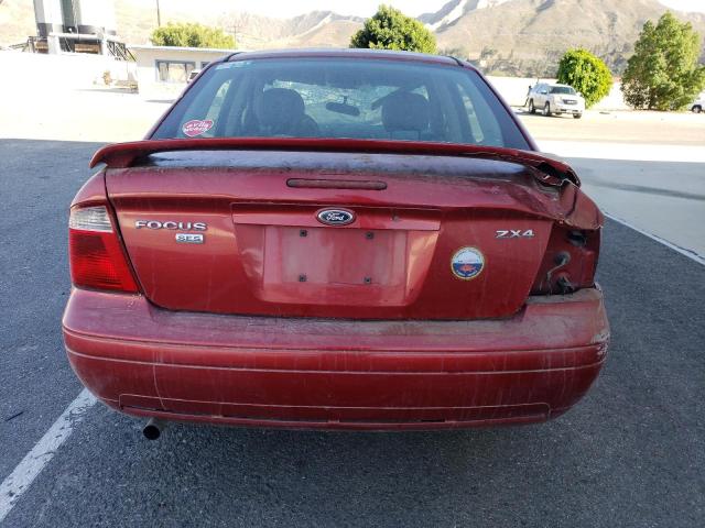 1FAFP34N35W316998 - 2005 FORD FOCUS ZX4 RED photo 6