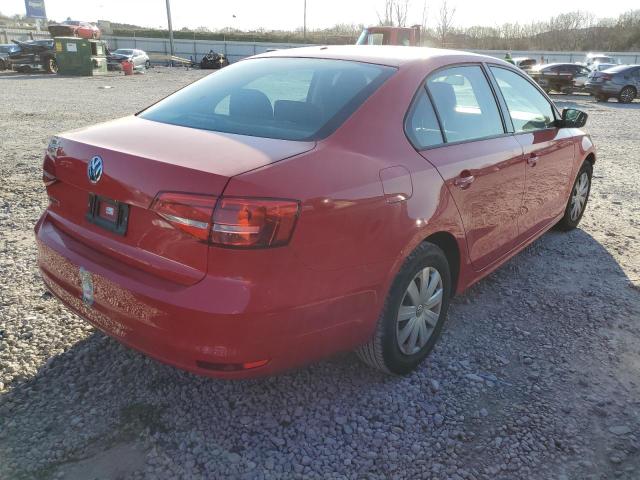 3VW2K7AJ3FM279224 - 2015 VOLKSWAGEN JETTA BASE RED photo 3