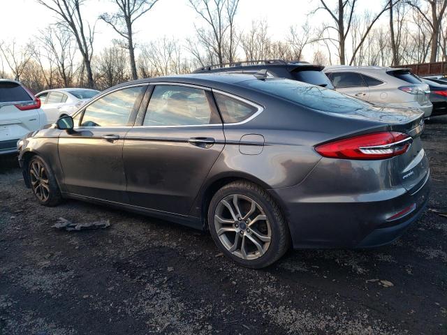 3FA6P0CD3KR236557 - 2019 FORD FUSION SEL GRAY photo 2