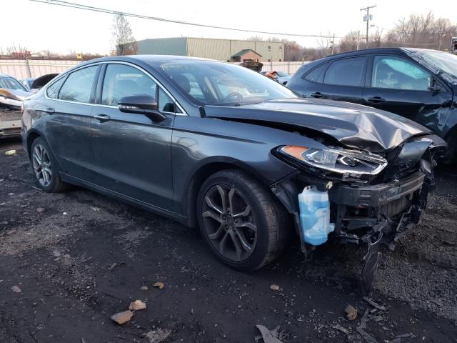 3FA6P0CD3KR236557 - 2019 FORD FUSION SEL GRAY photo 4