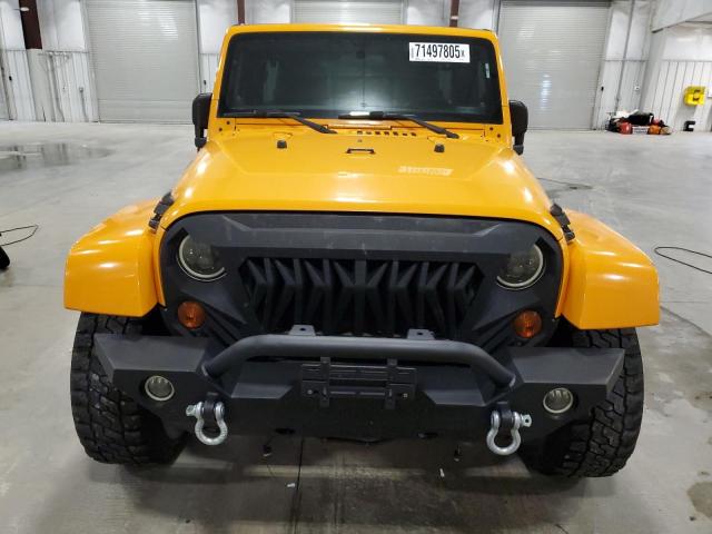 1C4BJWEG3CL223456 - 2012 JEEP WRANGLER U SAHARA ORANGE photo 5