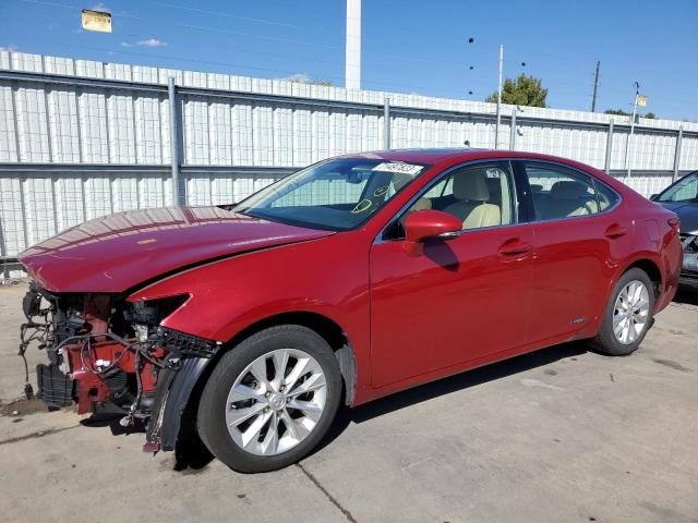 JTHBW1GG0E2057213 - 2014 LEXUS ES 300H BURGUNDY photo 1