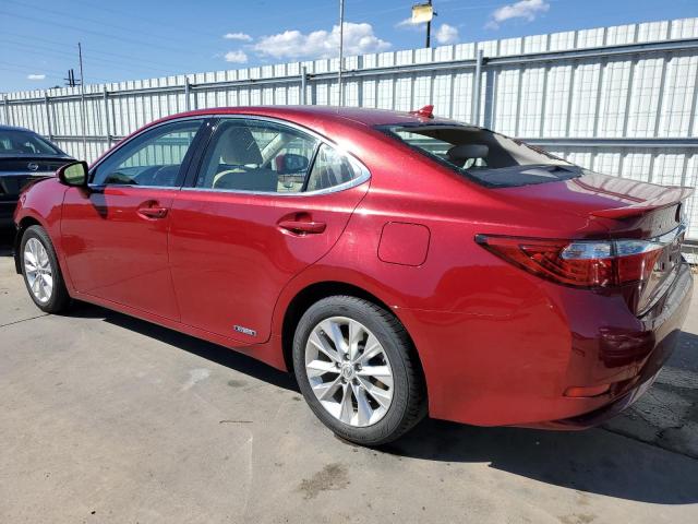 JTHBW1GG0E2057213 - 2014 LEXUS ES 300H BURGUNDY photo 2