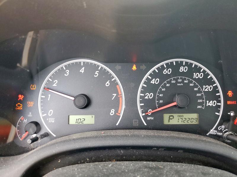 5YFBU4EE0DP107196 - 2013 TOYOTA COROLLA BASE ვერცხლისფერი ფოტო 9