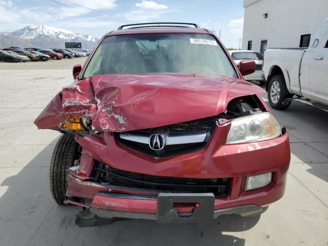 2HNYD18674H541628 - 2004 ACURA MDX TOURING RED photo 5