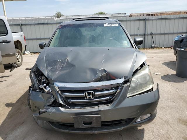 5FNRL388X7B122032 - 2007 HONDA ODYSSEY TOURING GRAY photo 5