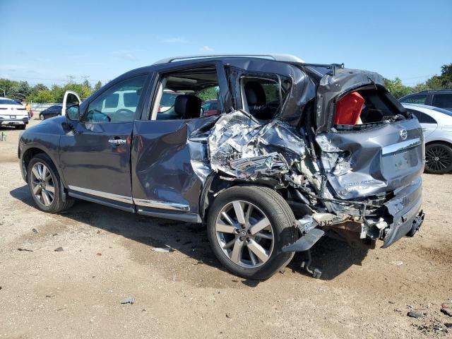 5N1AR2MM8EC725320 - 2014 NISSAN PATHFINDER S GRAY photo 2