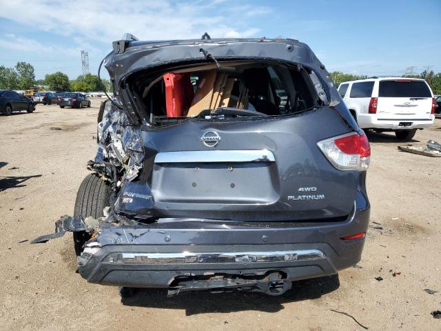 5N1AR2MM8EC725320 - 2014 NISSAN PATHFINDER S GRAY photo 6