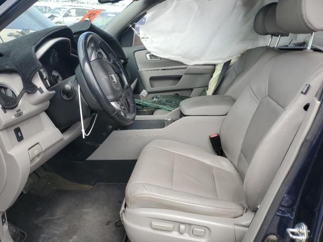 5FNYF4H53DB065098 - 2013 HONDA PILOT EXL 蓝色 照片 7