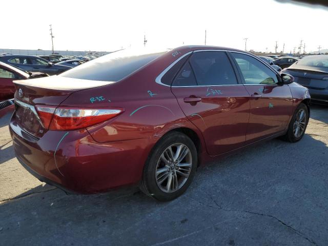 4T1BF1FK8GU606800 - 2016 TOYOTA CAMRY LE RED photo 3