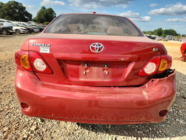 1NXBU4EE8AZ328586 - 2010 TOYOTA COROLLA BASE RED photo 6