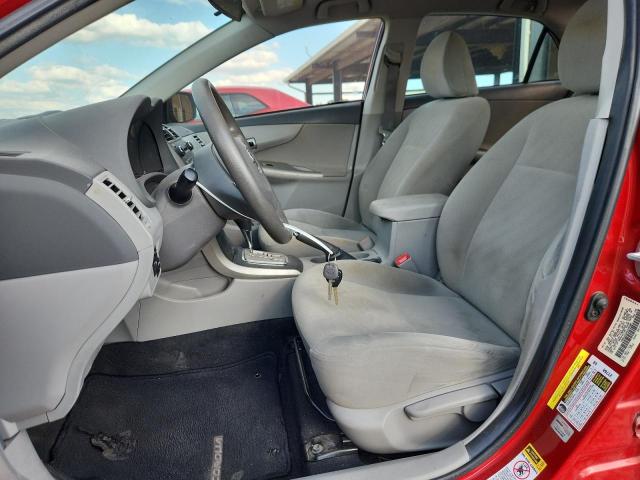 1NXBU4EE8AZ328586 - 2010 TOYOTA COROLLA BASE RED photo 7