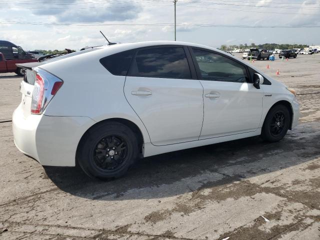 JTDKN3DUXC5451470 - 2012 TOYOTA PRIUS WHITE photo 3