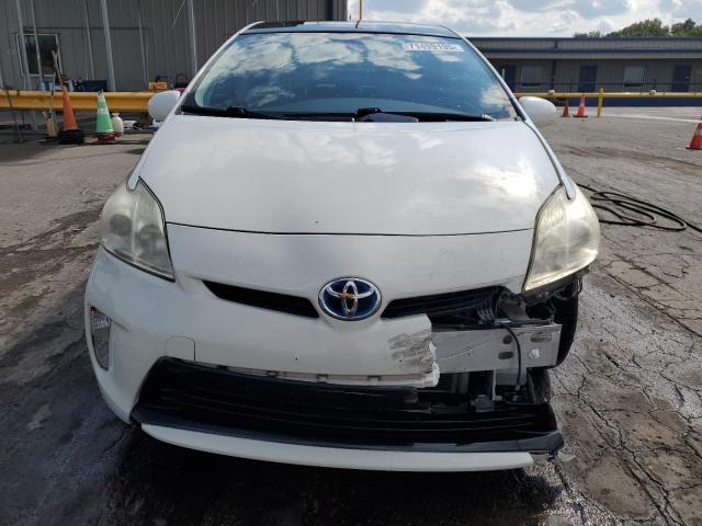 JTDKN3DUXC5451470 - 2012 TOYOTA PRIUS WHITE photo 5