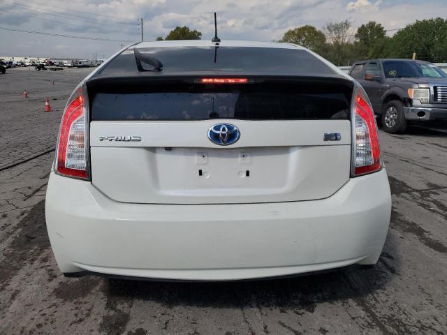 JTDKN3DUXC5451470 - 2012 TOYOTA PRIUS WHITE photo 6