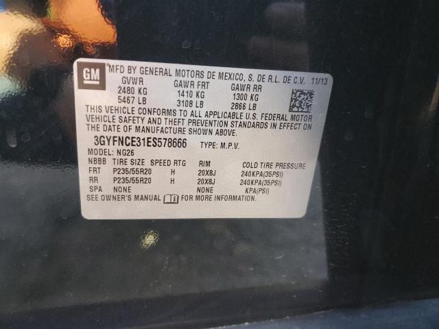 3GYFNCE31ES578666 - 2014 CADILLAC SRX PERFORMANCE COLLECTION Қара фото 14