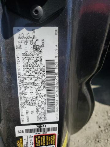 5TFTU4GN1CX024135 - 2012 TOYOTA TACOMA PRERUNNER ACCESS CAB GRAY photo 13