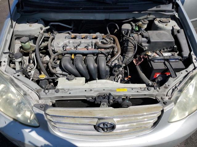 1NXBR38E03Z080991 - 2003 TOYOTA COROLLA CE Күміс фото 11