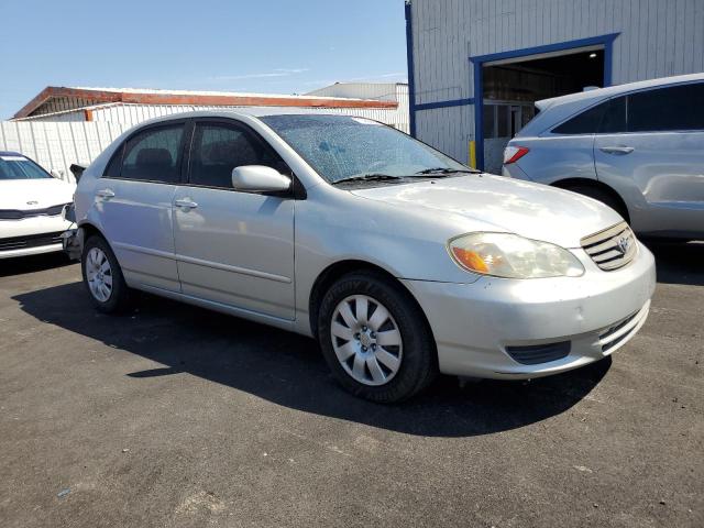 1NXBR38E03Z080991 - 2003 TOYOTA COROLLA CE Күміс фото 4
