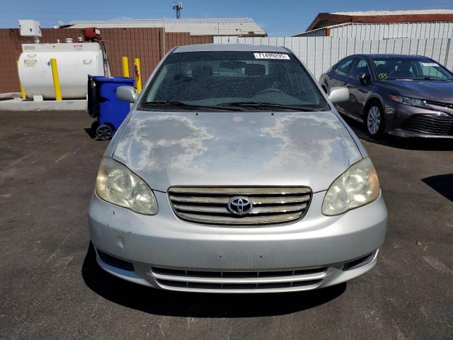 1NXBR38E03Z080991 - 2003 TOYOTA COROLLA CE Күміс фото 5