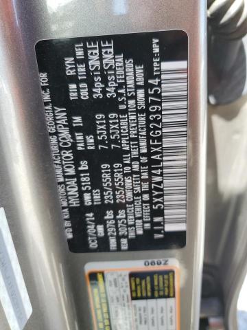 5XYZW4LAXFG239754 - 2015 HYUNDAI SANTA FE SPORT GRAY photo 13